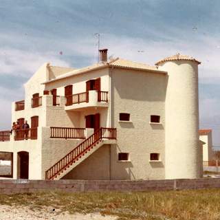 La maison en 1975, déjà une Villa d'exception face à la mer à Frontignan